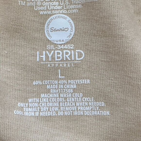 Target Women's Hello Kitty Friends Short Sleeve Graphic T-Shirt Brown Sizes L/XL - Picture 8 of 9